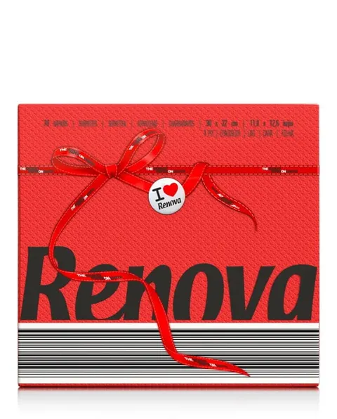 Serwetki papierowe Renova Red Label czerwone 70 szt
