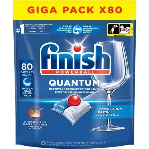 Tabletki do zmywarki Finish Powerball Quantum 80szt 832g
