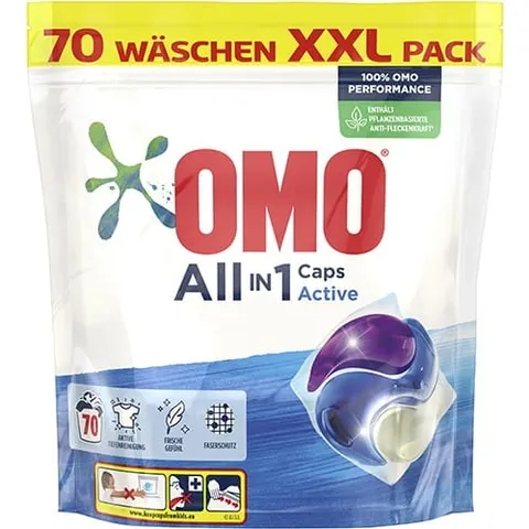 Kapsułki do Prania OMO All in 1 Active 70p 1.8kg
