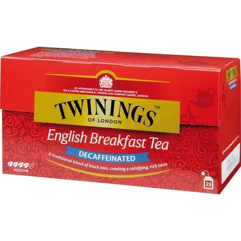 Herbata Bezkofeinowa Twinings English Breakfast 25szt 50g
