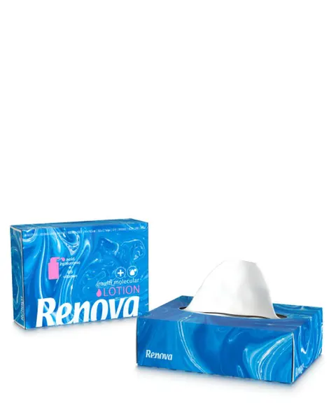 Chusteczki higieniczne wyciągane Renova Lotion Mini 46 sztuk