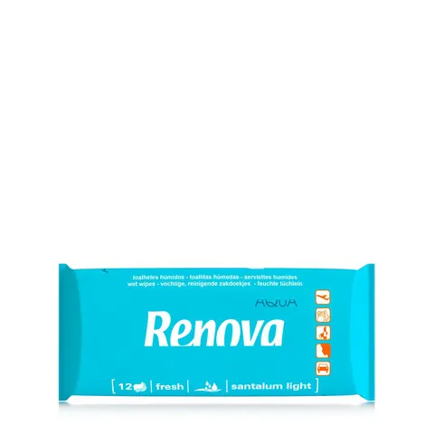 Chusteczki nawilżane Renova Aqua Wet 12 sztuk