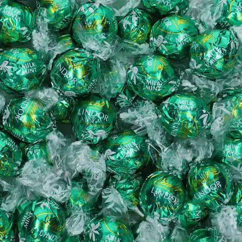 Kulki z mlecznej czekolady z miętą Lindt Lindor 3 kg