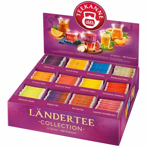 Zestaw Herbat Teekanne Country Collection 180 szt