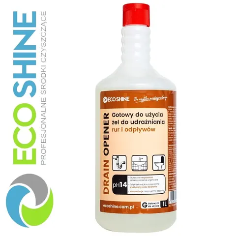 Środek do udrażniania rur i odpływów ECO SHINE DRAIN OPENER 1 L