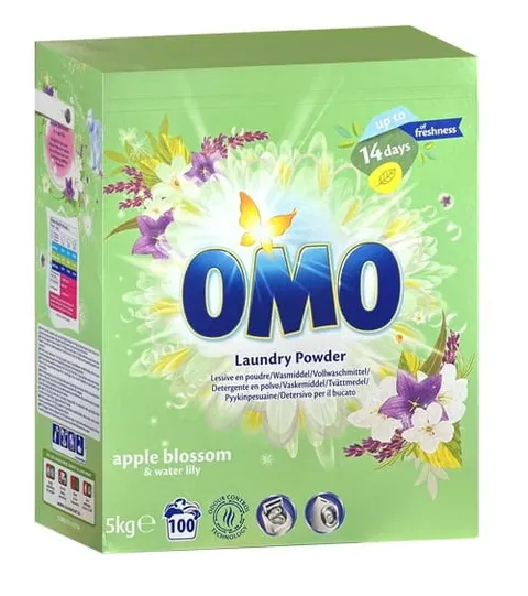 Proszek do prania OMO Apple Blossom & Water Lily Proszek 100p 5kg