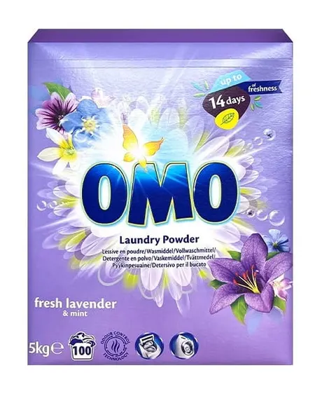 Proszek do prania OMO Fresh Lavender & Mint Proszek 100p 5kg