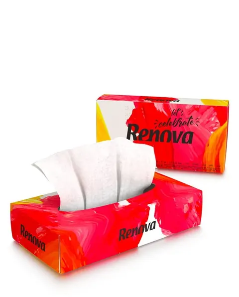Wyciągane chusteczki higieniczne Renova Celebrate 70szt
