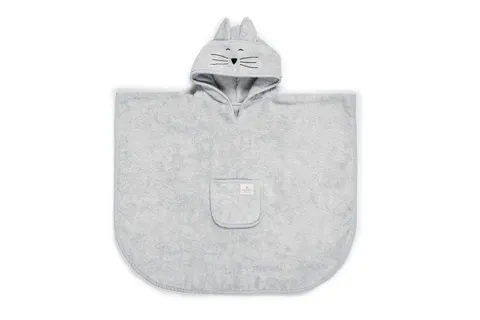 Ręcznik Ponczo dla Dziecka Light Grey Szare / My Memi