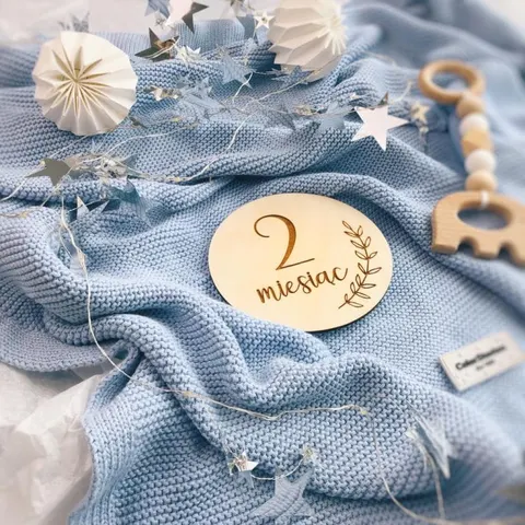 Kocyk Bambusowy Baby Blue / Colorstories