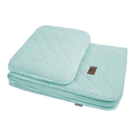 Kocyk Bawełniany Zimowy Royal Baby Ocean Mint Miętowy / Sleepee