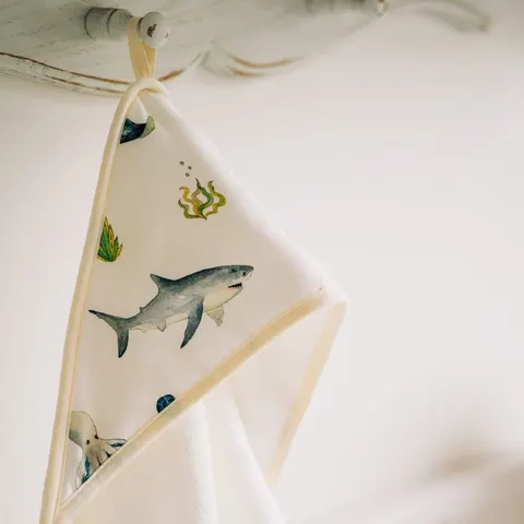 Ręcznik dla Niemowląt Bambusowy Ocean Rozm. S / Layette