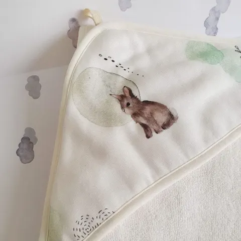 Ręcznik dla Niemowląt Bambusowy Bunny Rozm. S / Layette