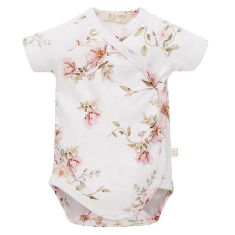 Body Niemowlęce Krótki Rękaw Wild Rose / Yosoy