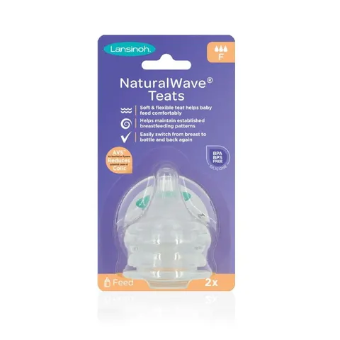 Smoczek do Butelki Natural Wave 2 szt. / Lansinoh