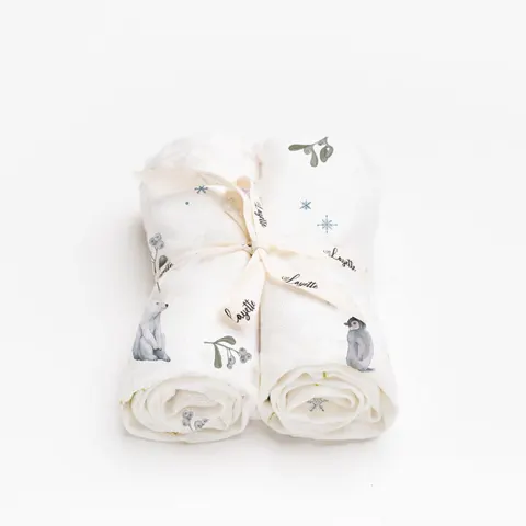 Pieluszki bambusowe 2 szt. Greenland / Layette