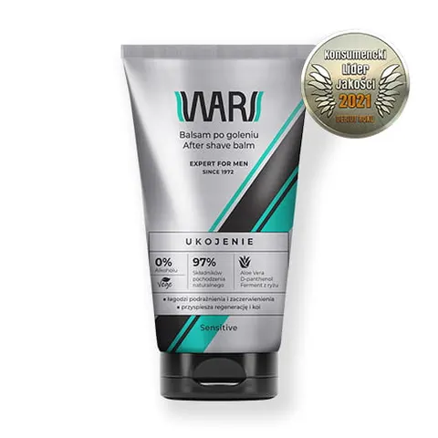 WARS EXPERT FOR MEN Kojący balsam po goleniu Sensitive