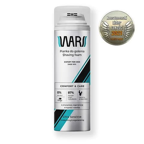 WARS EXPERT FOR MEN Pianka do golenia Ultra Sensitive