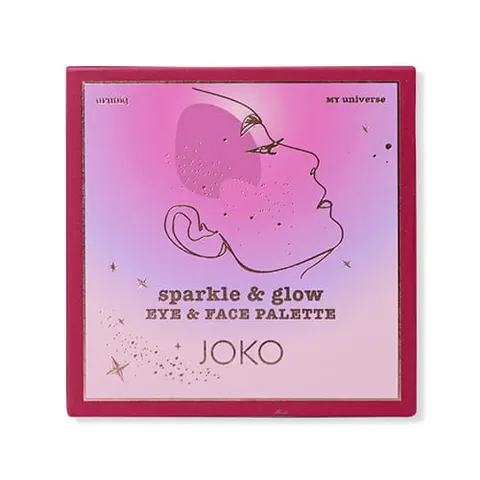 JOKO MY UNIVERSE SPARKLE&GLOW paleta do oczu i twarzy