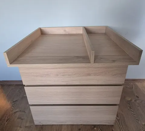 Nakładka na komodę SINGLE-BOX - Malm Ikea Dąb BEJCOWANY