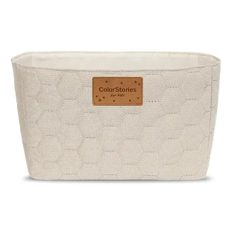 Pojemnik - organizer na akcesoria Velvet Ciepły beż, 16x24 cm