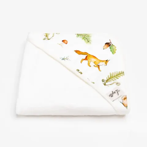 Bambusowy ręcznik niemowlęcy Woods, 85x85 cm - Layette