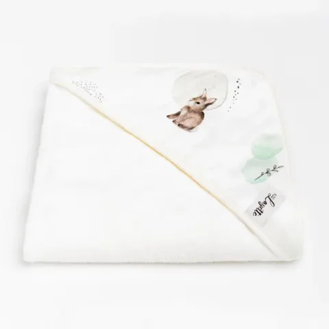 Bambusowy ręcznik niemowlęcy Bunny, 85x85 cm - Layette