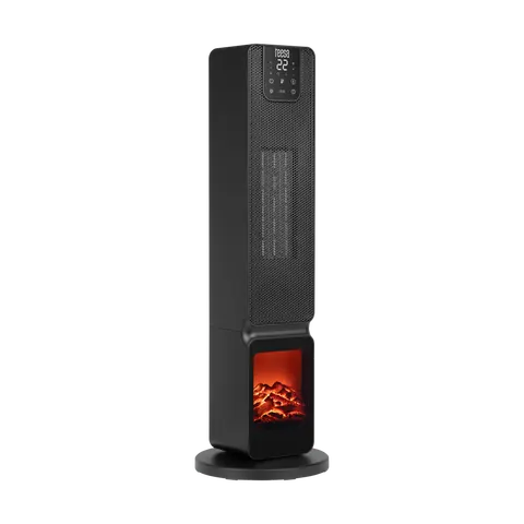 Grzejnik PTC Teesa z imitacja kominka (800/2000W)