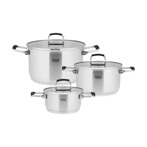 Zestaw garnków 6 elementów TEESA COOK PRIME