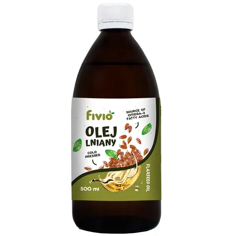 fivio Olej lniany zimnotłoczony 500 ml