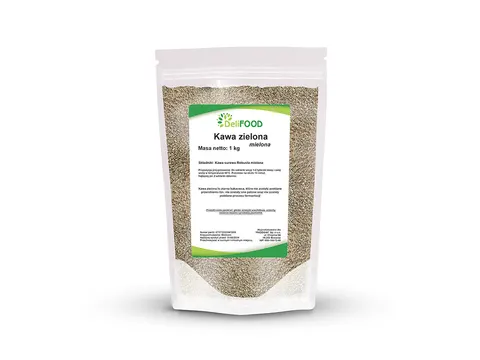 DeliFOOD Kawa zielona mielona 1 kg