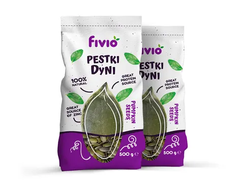 fivio Pestki dyni łuskane Polskie 1 kg