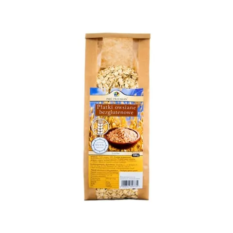 PIĘĆ PRZEMIAN Płatki owsiane bezglutenowe JUMBO 500g