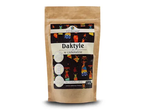 PIĘĆ PRZEMIAN Daktyle w czekoladzie 140g