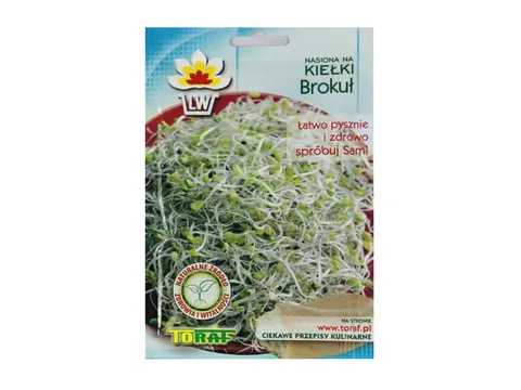 Brokuł nasiona na kiełki 10g - TORAF