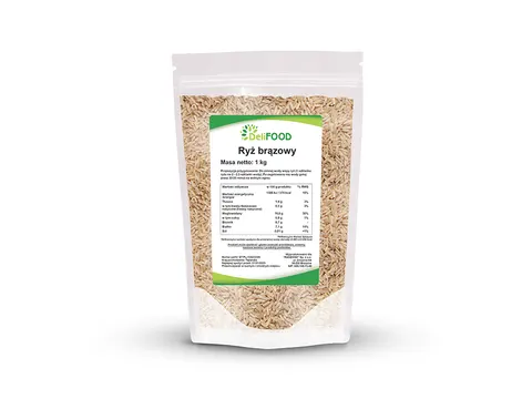 DeliFOOD Ryż brązowy 1000g