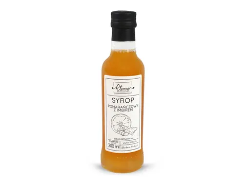 ETERNO Syrop pomarańczowy z imbirem 200ml