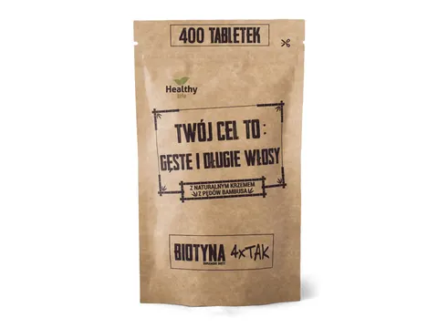 TWÓJ CEL TO Biotyna 4X Tak - gęste i długie włosy 400 tabletek