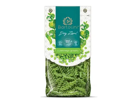Makaron z Zielonego Groszku Świderek 250g - Bartolini