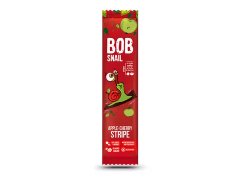Eco-Snack Przekąska jabłko-wiśnia 14g BobSnail