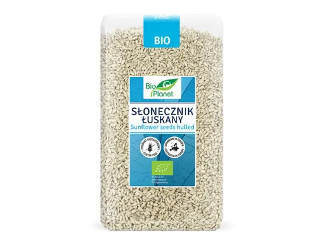 BIO PLANET BIO Słonecznik łuskany 1kg BIO PLANET