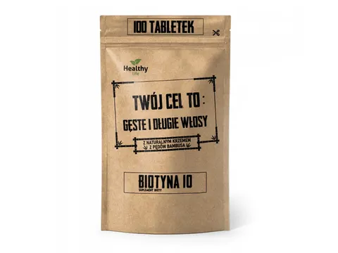 TWÓJ CEL TO Biotyna z naturalnym krzemem 100 tabletek