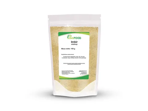 DeliFOOD Imbir mielony - 100g