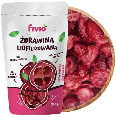 fivio Żurawina liofilizowana 20g