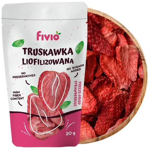 fivio Truskawka liofilizowana 20g