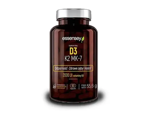 Essensey Witamina D3 K2 MK-7 90 kapsułek