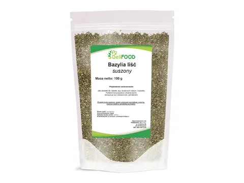 DeliFOOD Bazylia liść 100g