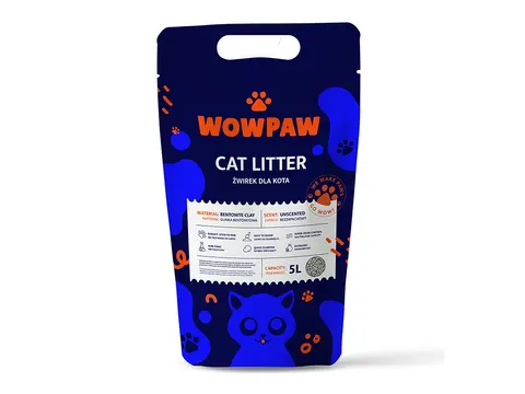 WowPaw Żwirek bentonitowy bezzapachowy 5l