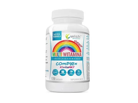 WISH Multi Witamina Complex Junior 120 kapsułek - WISH