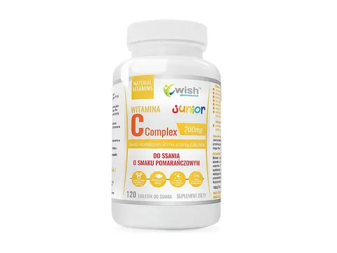 WISH Witamina C COMPLEX JUNIOR 200mg - WISH